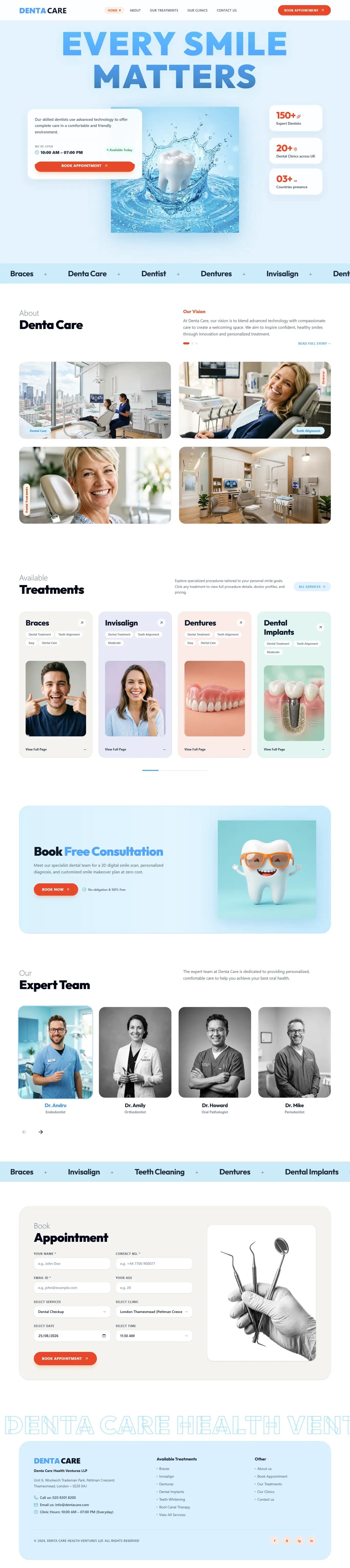 Dental Clinic Website - Showcase 3
